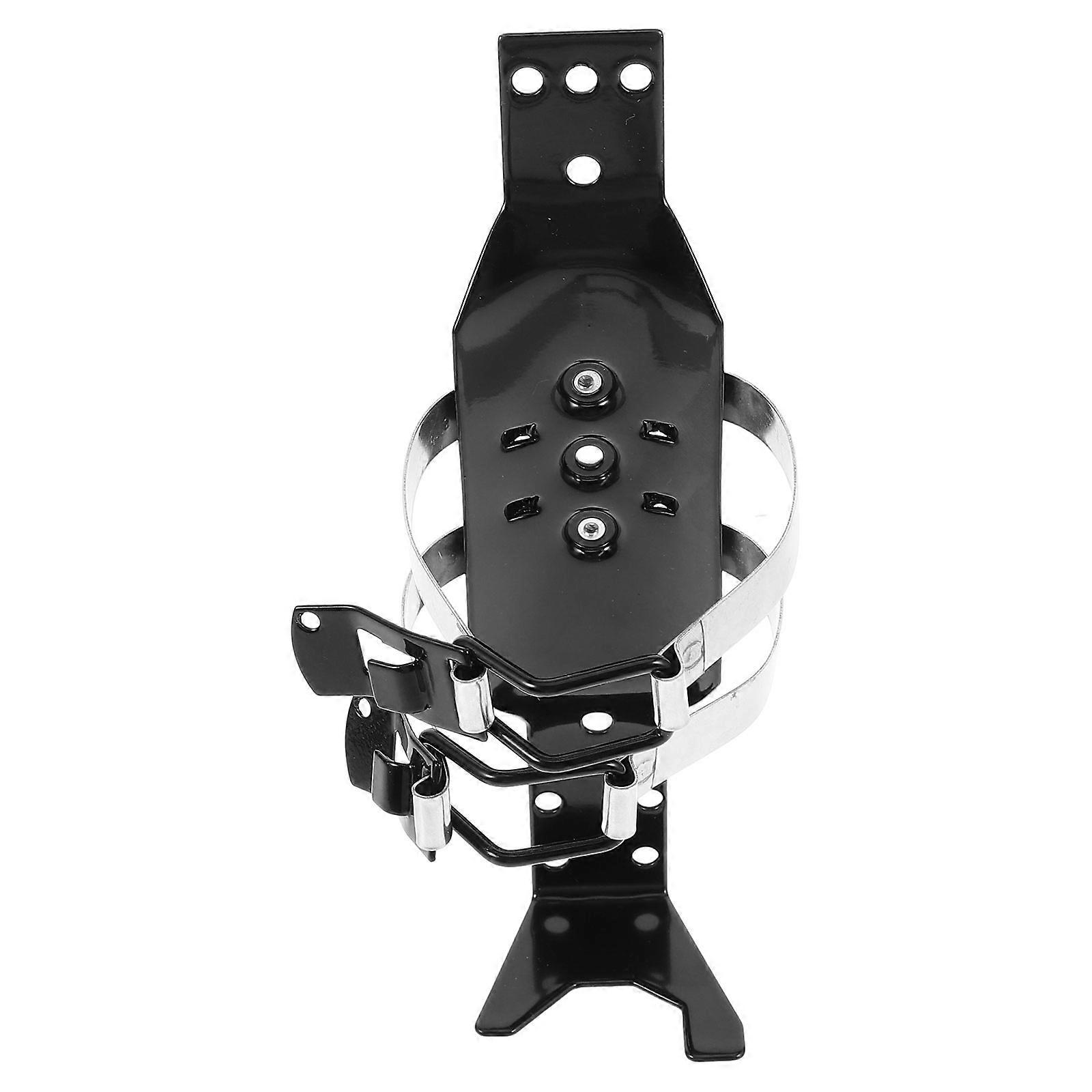 Fire Extinguisher Hanger Iron Wall Rack for Home Use Black