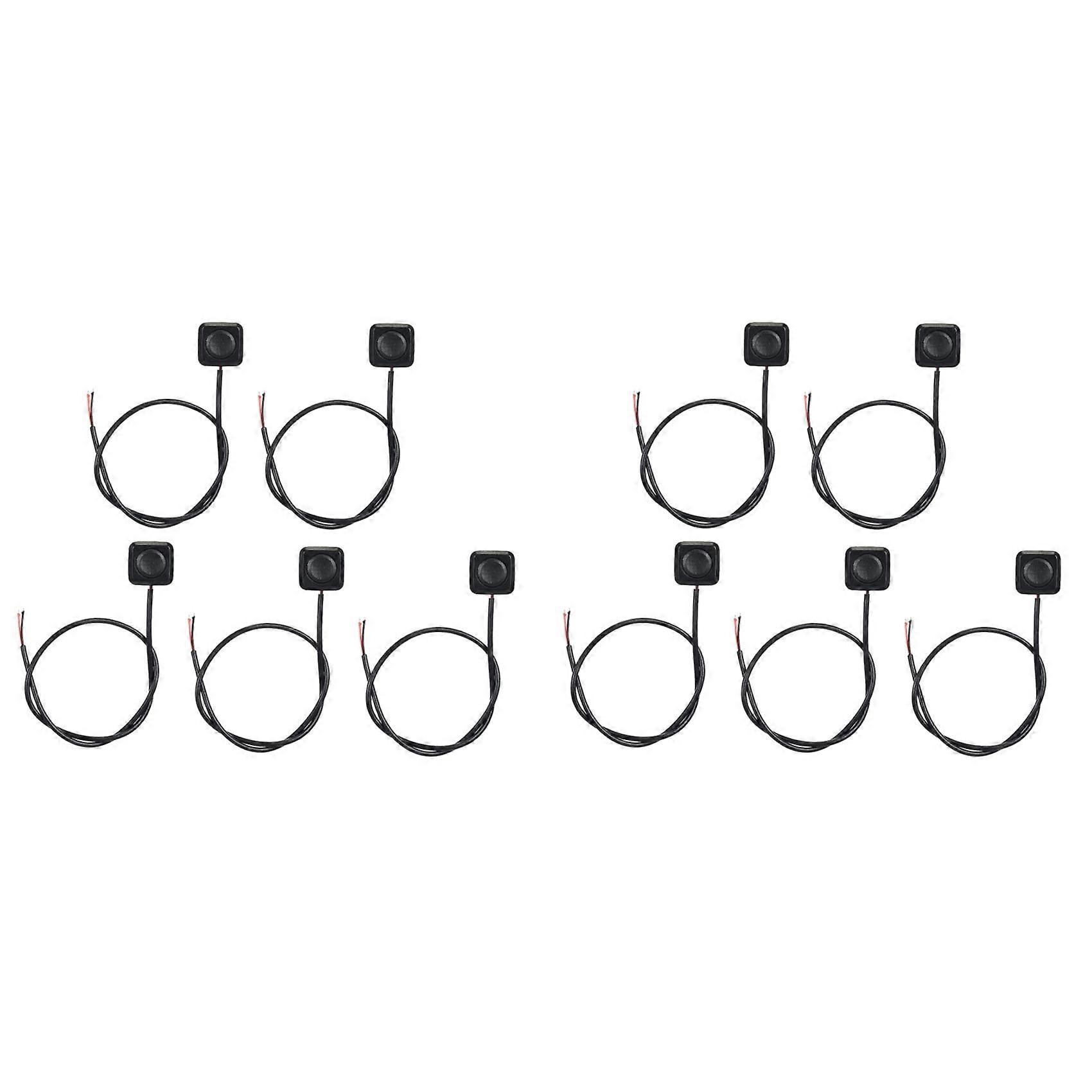 10Pcs Momentary Switch Momentary Push Button ON Off Switch 12V 24V Surface Mount Mini Button Switch