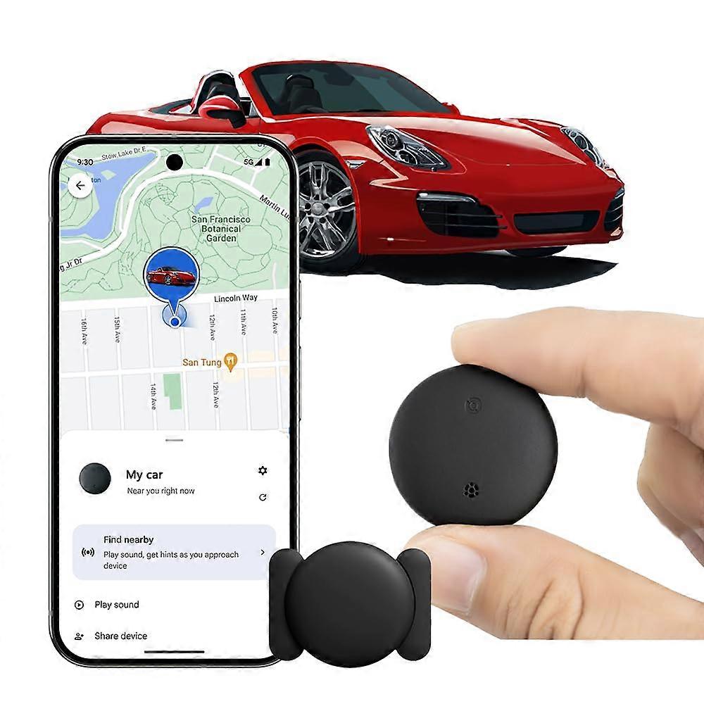 Android GPS Tracker with Magnetic Car Locator, IP67 Waterproof, 365Day Battery, No Subscription