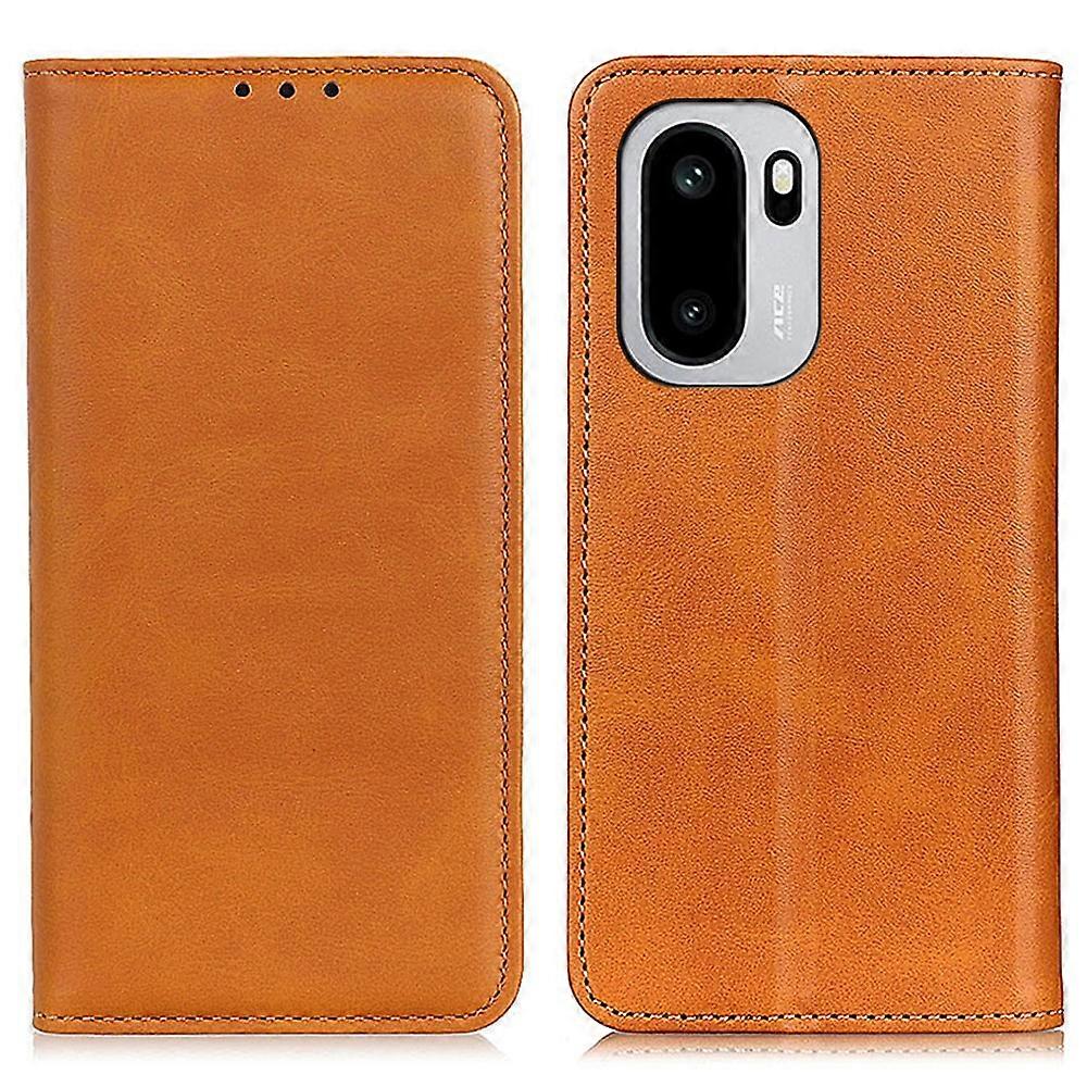 Compatible For OnePlus 15R 5G Case Cowhide Texture Split Leather Flip Wallet Phone Cover