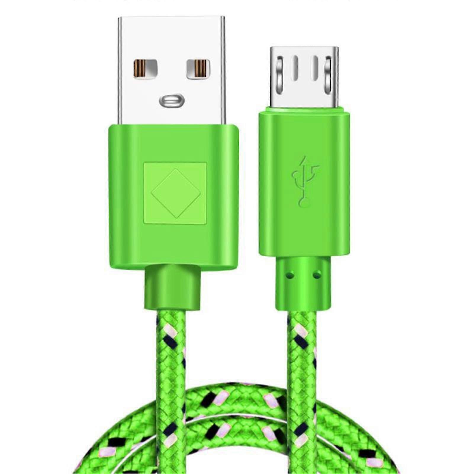 200cm Portable Lightweight Fast Charging Micro Usb Line Colored Braid Data Cable