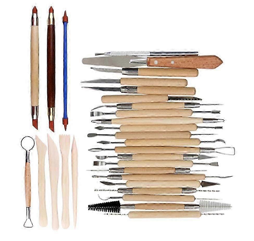 30 clay tools Assembled clay Ultralight clay Pottery toolsa