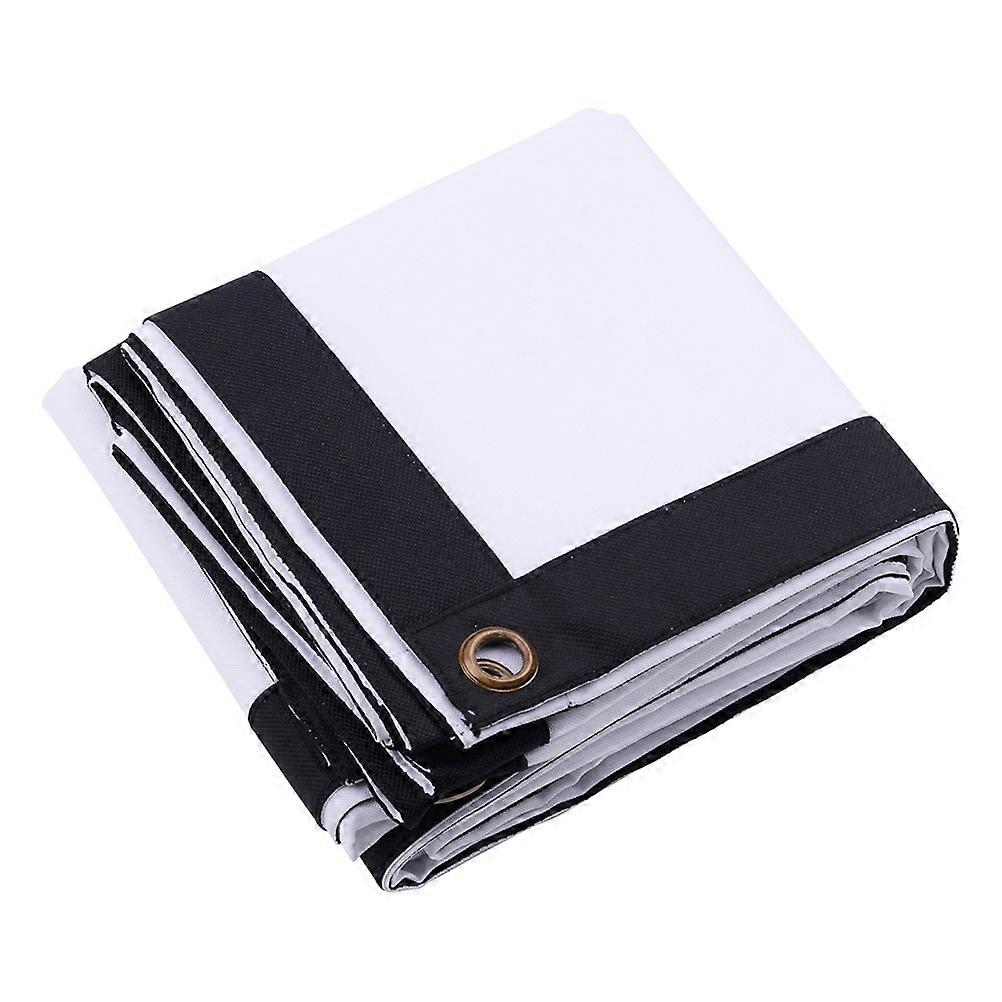 Projector Screen Portable Screen 84 Inches 4:3 White High End Light Diffusion 1Pack