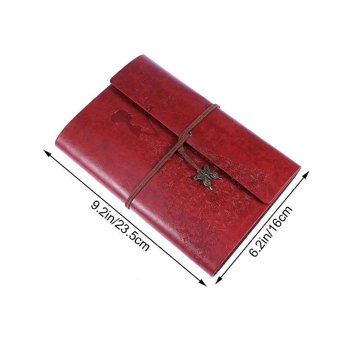 Photo Notebook for Writing Use Vintage Red Princess