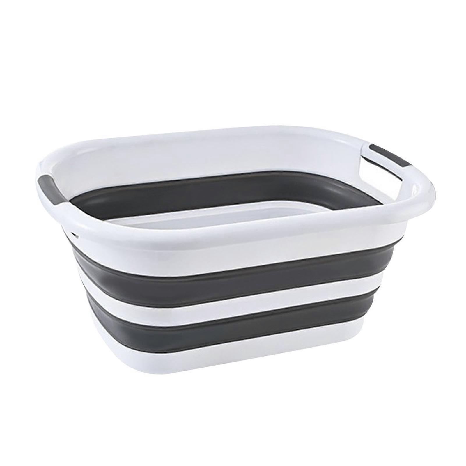 Foldable Laundry Basket 40L Collapsible Storage Bin for Clothes, Camping and Home Organization