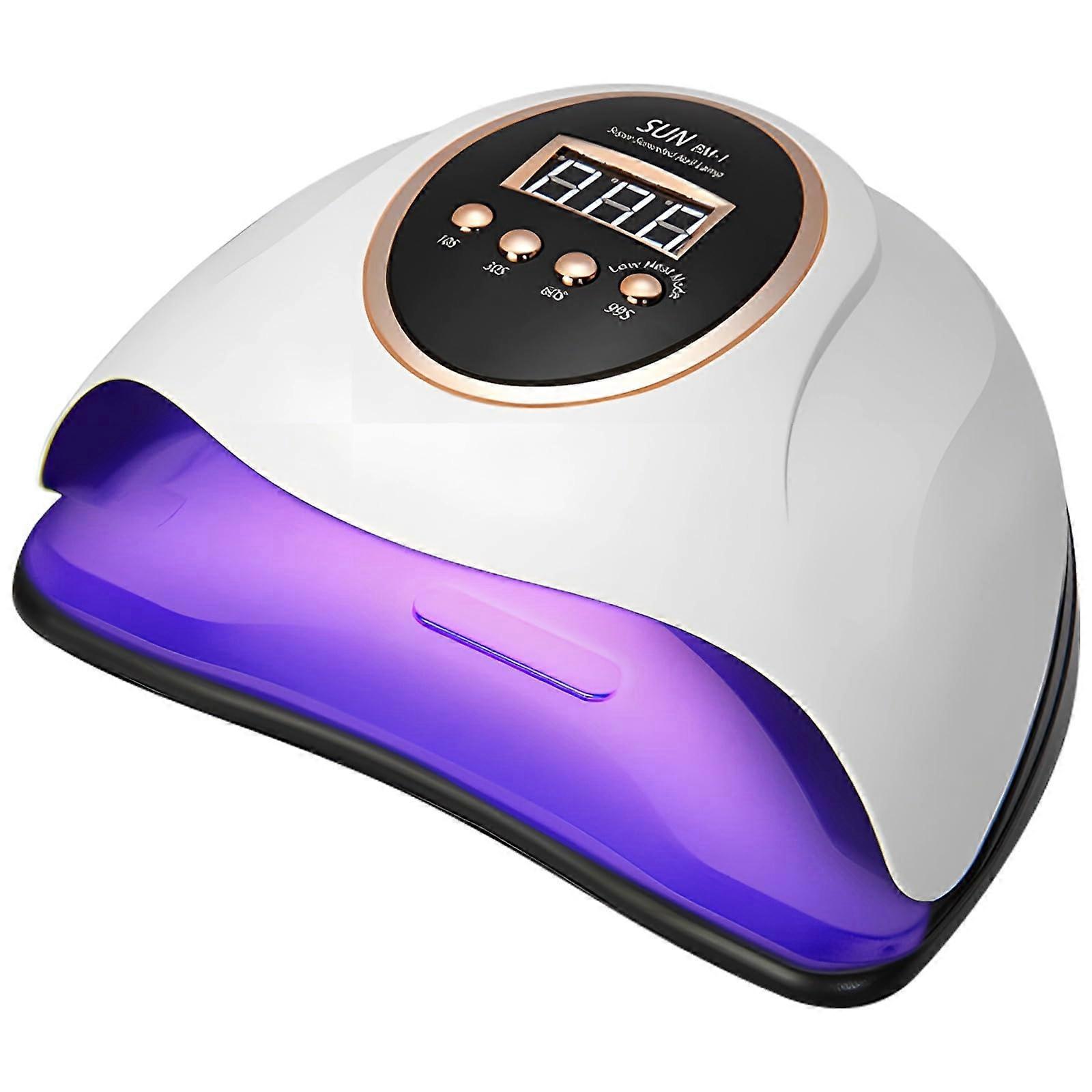 LED Nail Lamp with 45 LEDs, Fast Drying, Adjustable Timer for Gel Manicure Drying