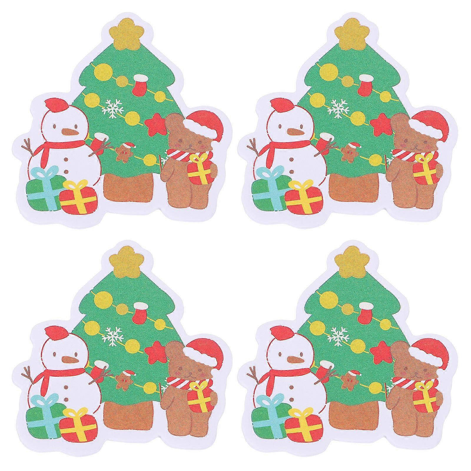 Self-Adhesive Note Stickers Memo Pads for Writing 3Pcs Set Assorted Color