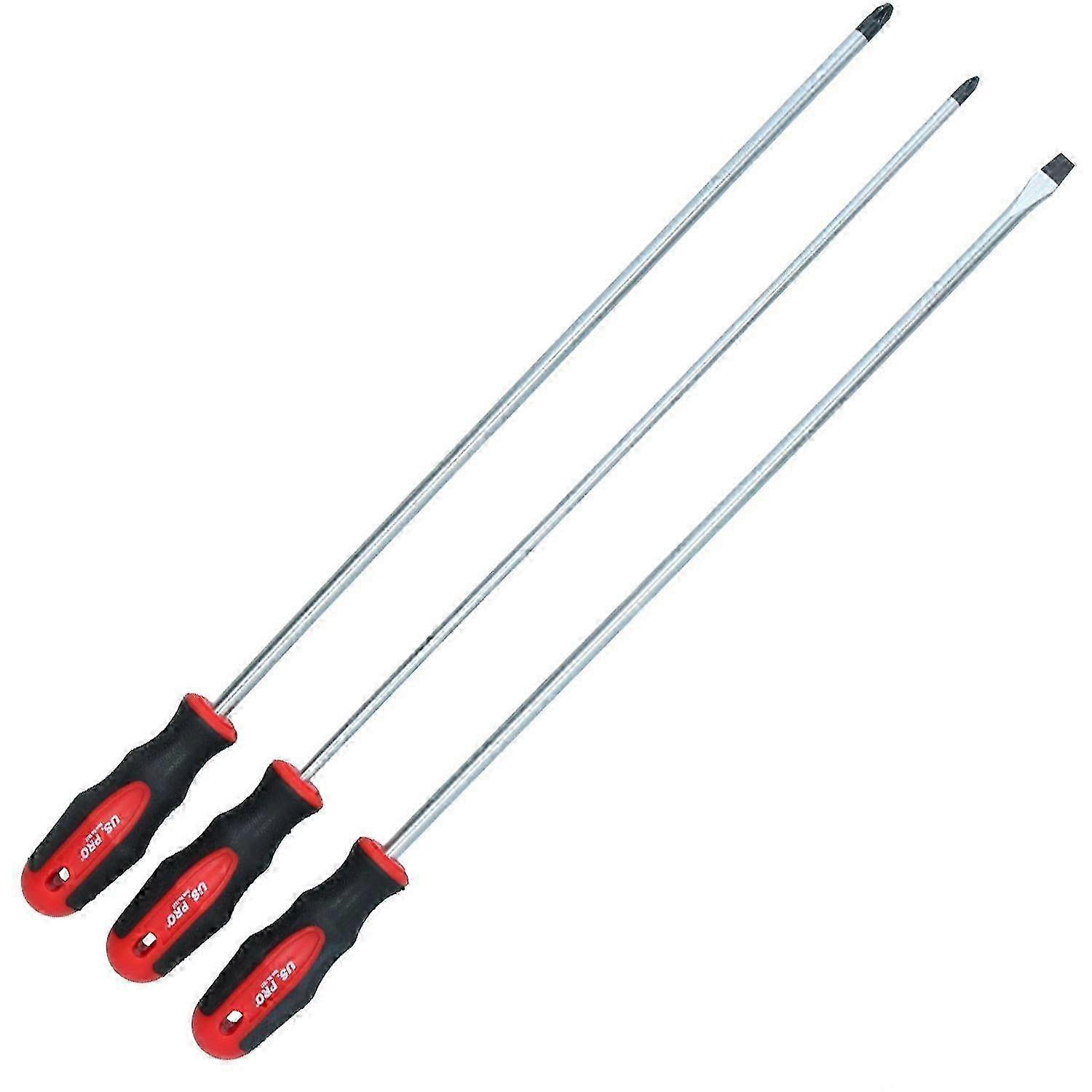 2026 3pc Extra Long Screwdriver Set 500mm