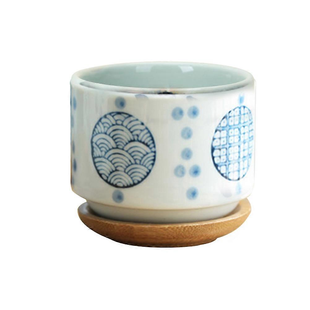 Plant Container Ceramic Pot for Growing Plant 2Pcs Succulent Planter