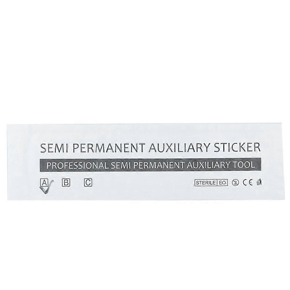 Semi Permanent Eyebrow Tattoo Stencil with Disposable Mapping Stickers for Precise Brow Shaping
