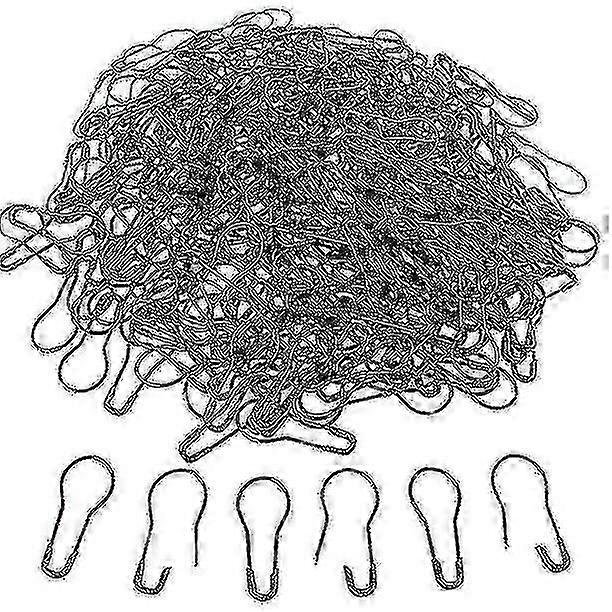Safety Pins, 1000 Pieces, Metal, Durable, Rustproof With Protected Needle Tips