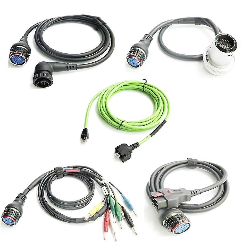 For MB STAR C4 C5 OBD2 Connection Cables 38PIN/14PIN 16/4PIN OBD2 Testing Cable Net LAN Cable