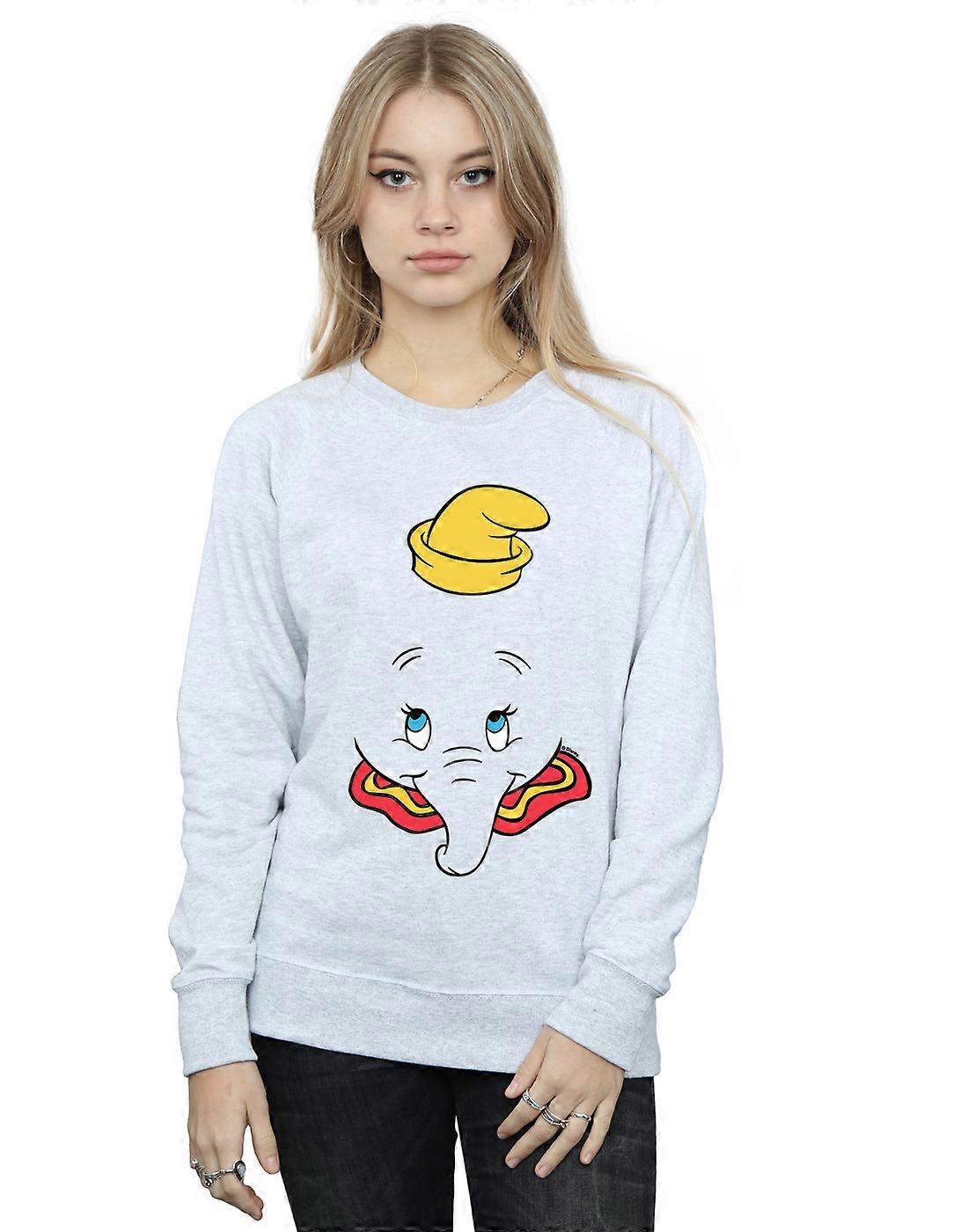 Disney Women's Dumbo Face Sweatshirt