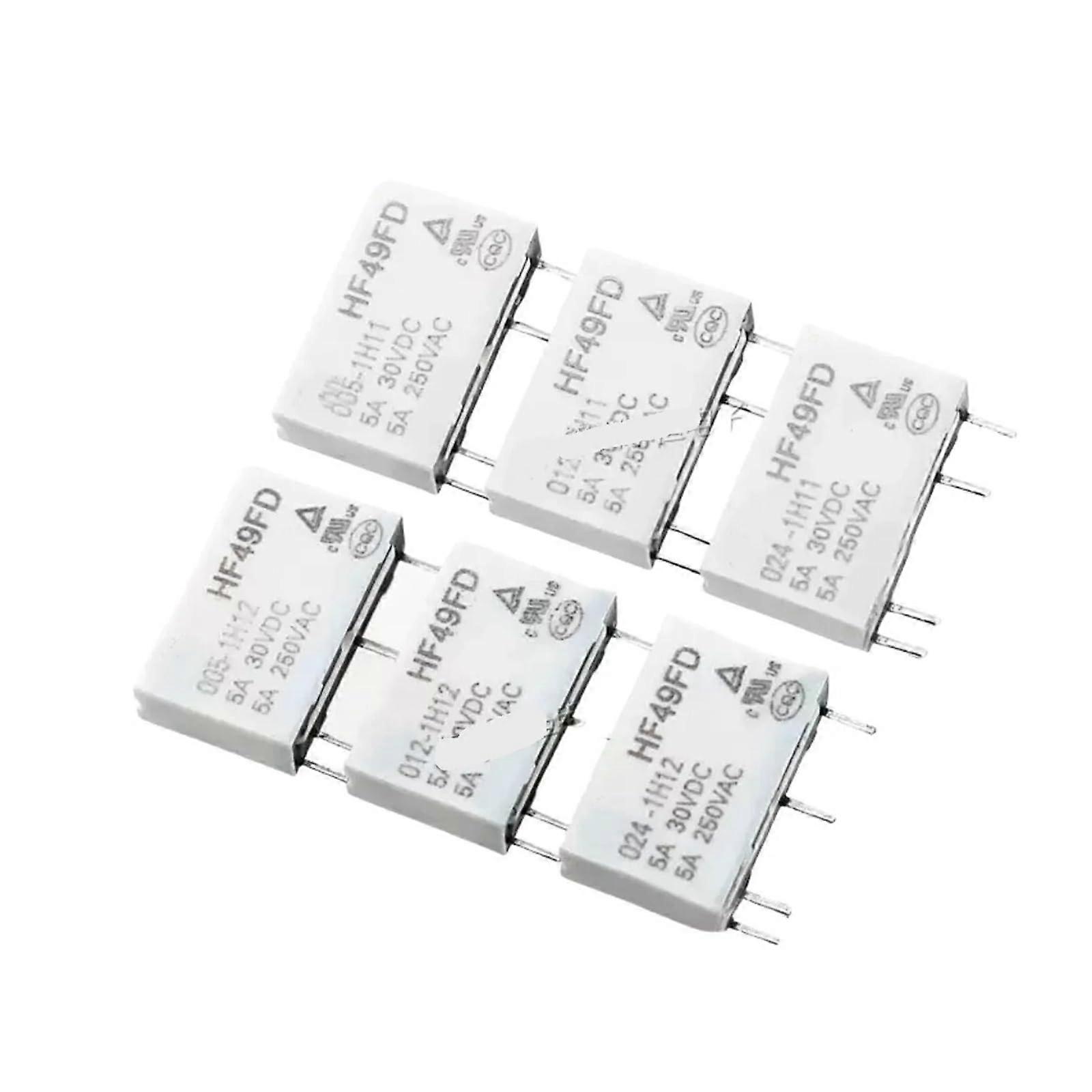10pcs HF49FD0121H21G Relay 12V DC Power Relay for PCB  Current Low Power Consumption