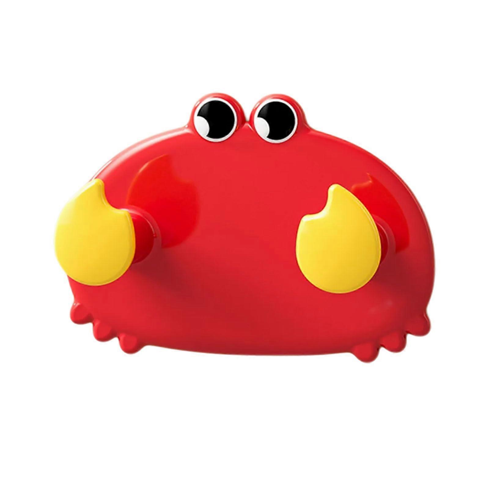 Wall Hooks with Damage Adhesive Mount, Cute Crab Shape Towel Hooks for Bathroom and Kitchen