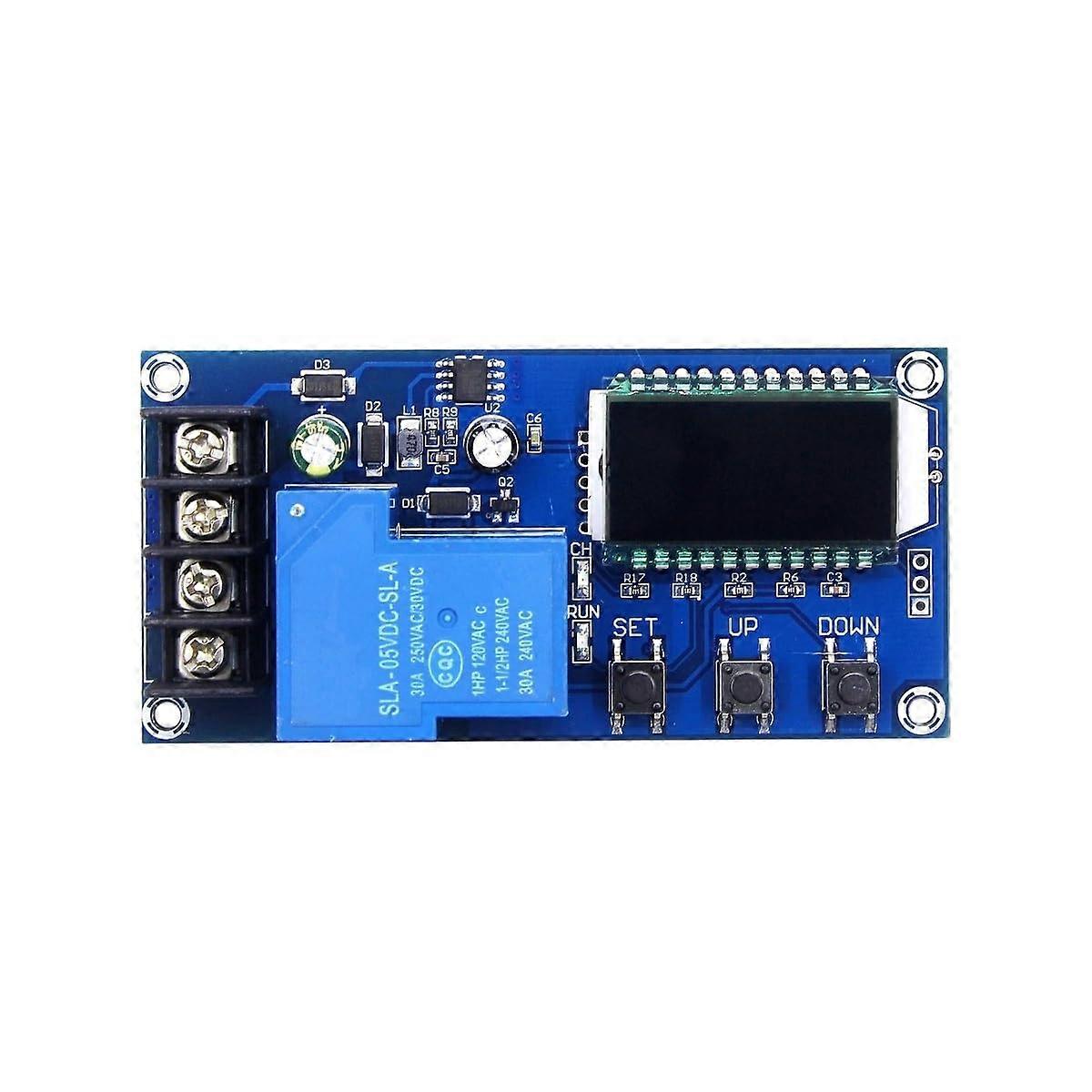 30A 60V Lead Acid Solar Charge Controller with Timer, MultiVoltage Battery Protection 12V48V