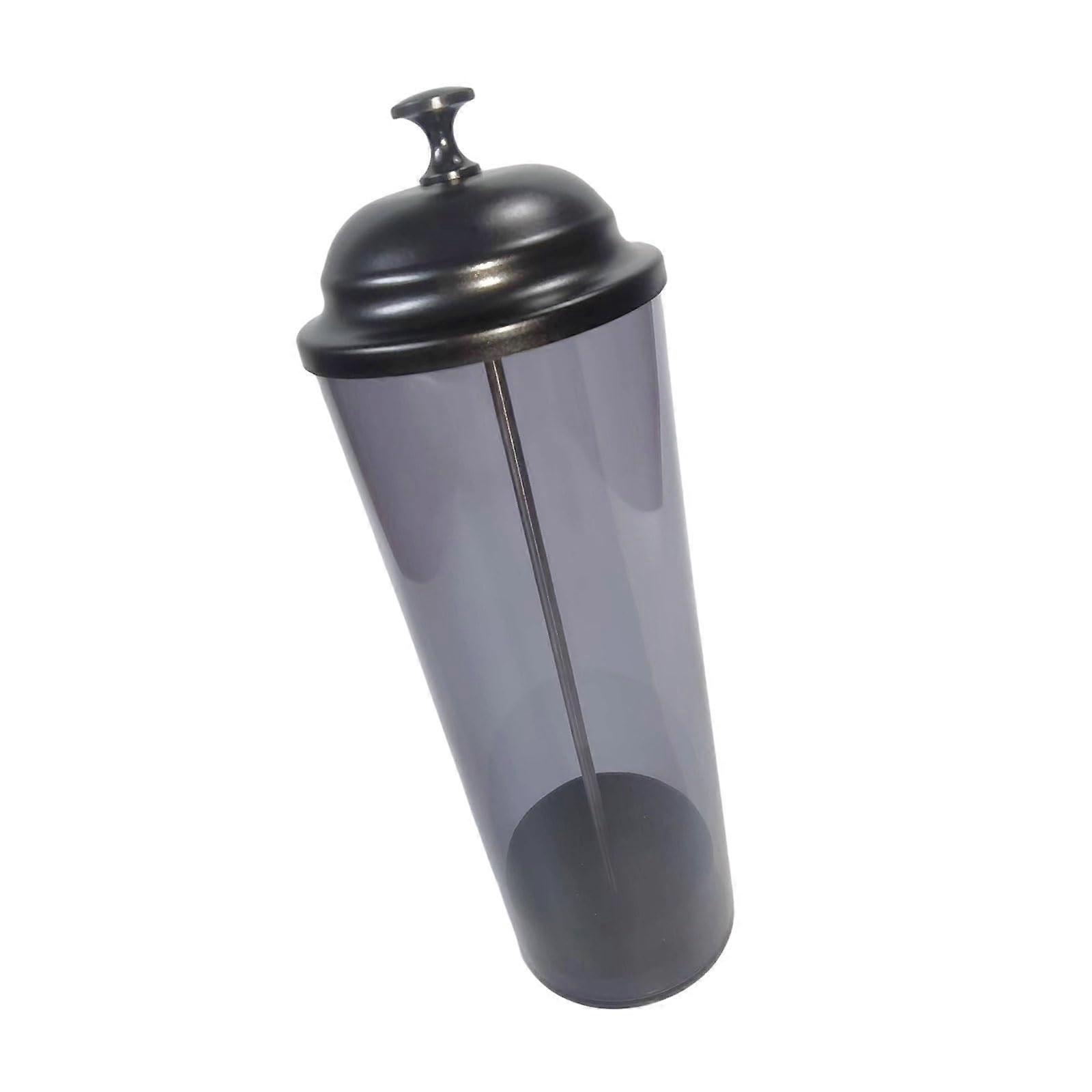 Straw Dispenser and Drinking Straw Holder with Leak Proof Lid, 2 in 1 Kitchen Organizer