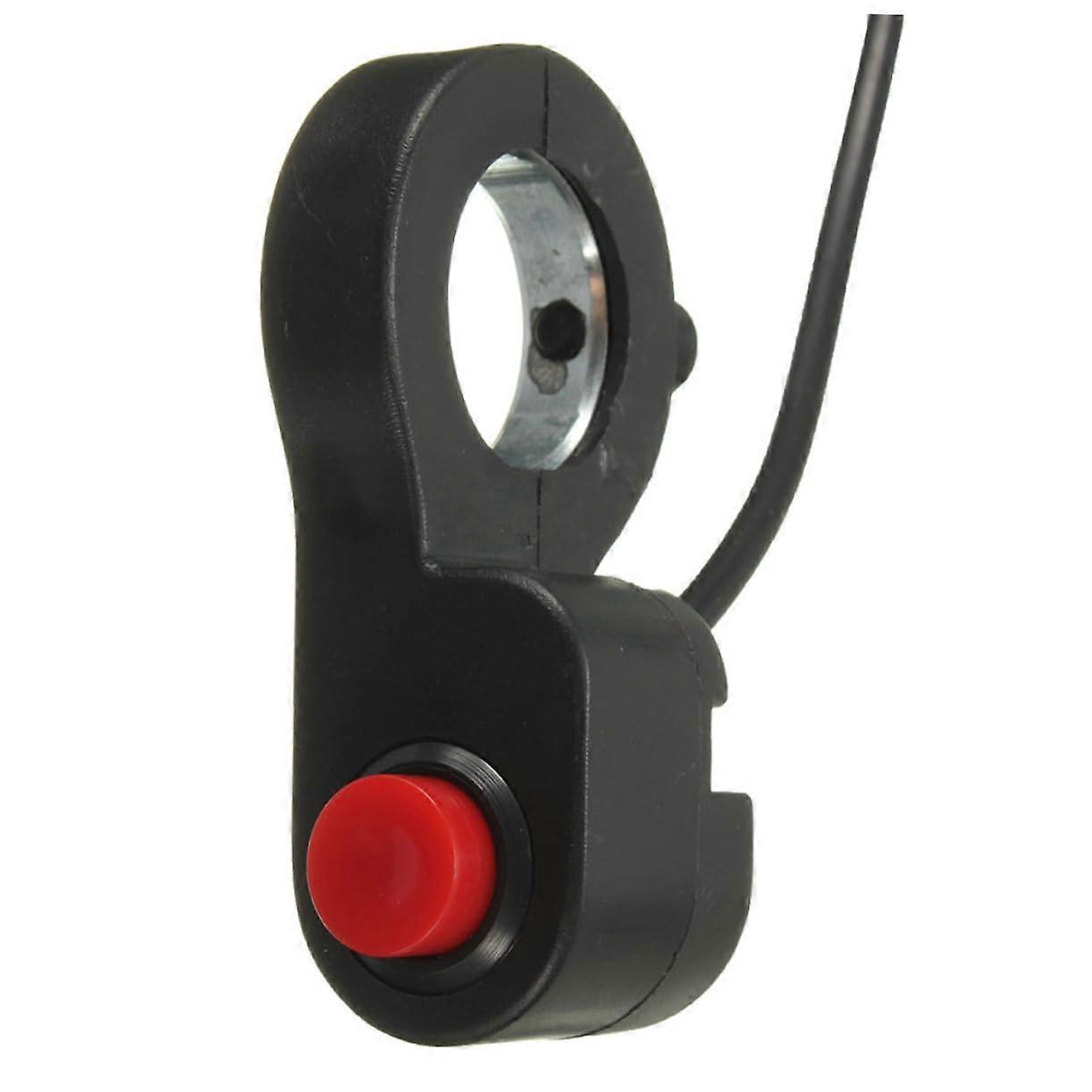 Universal Motorcycle Handlebar Horn Switch 7/8' with Durable Button and Classic Design
