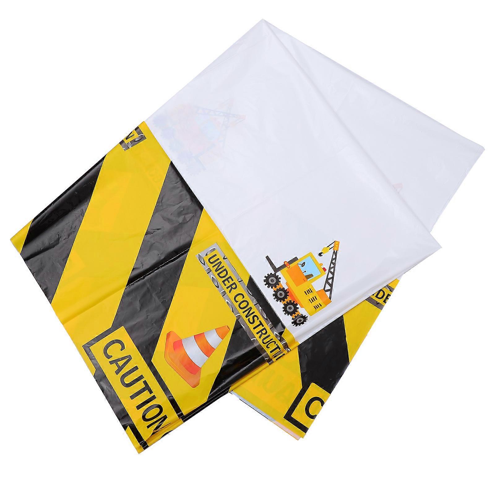 Disposable Party Tablecloth Decorative Table Cover for Dinner 1Pcs Yellow