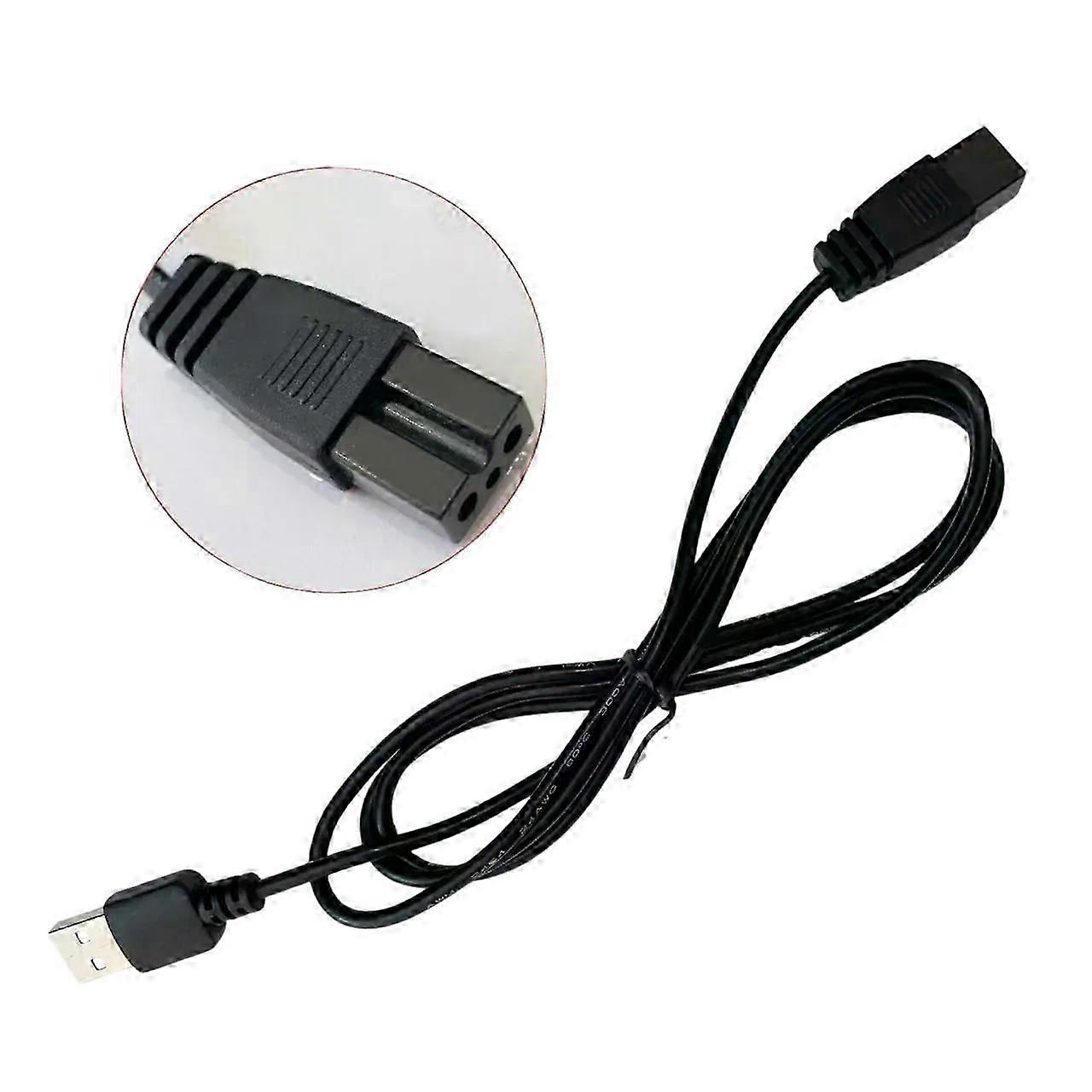 Replacement charging cable for Bestway/Lay-z-spa pool vacuum cleaners, with USB cable.