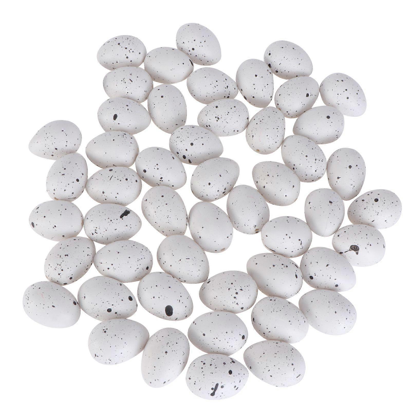 50pcs Easter Egg Decorative Plastic Egg Simulation Egg Party Decorations