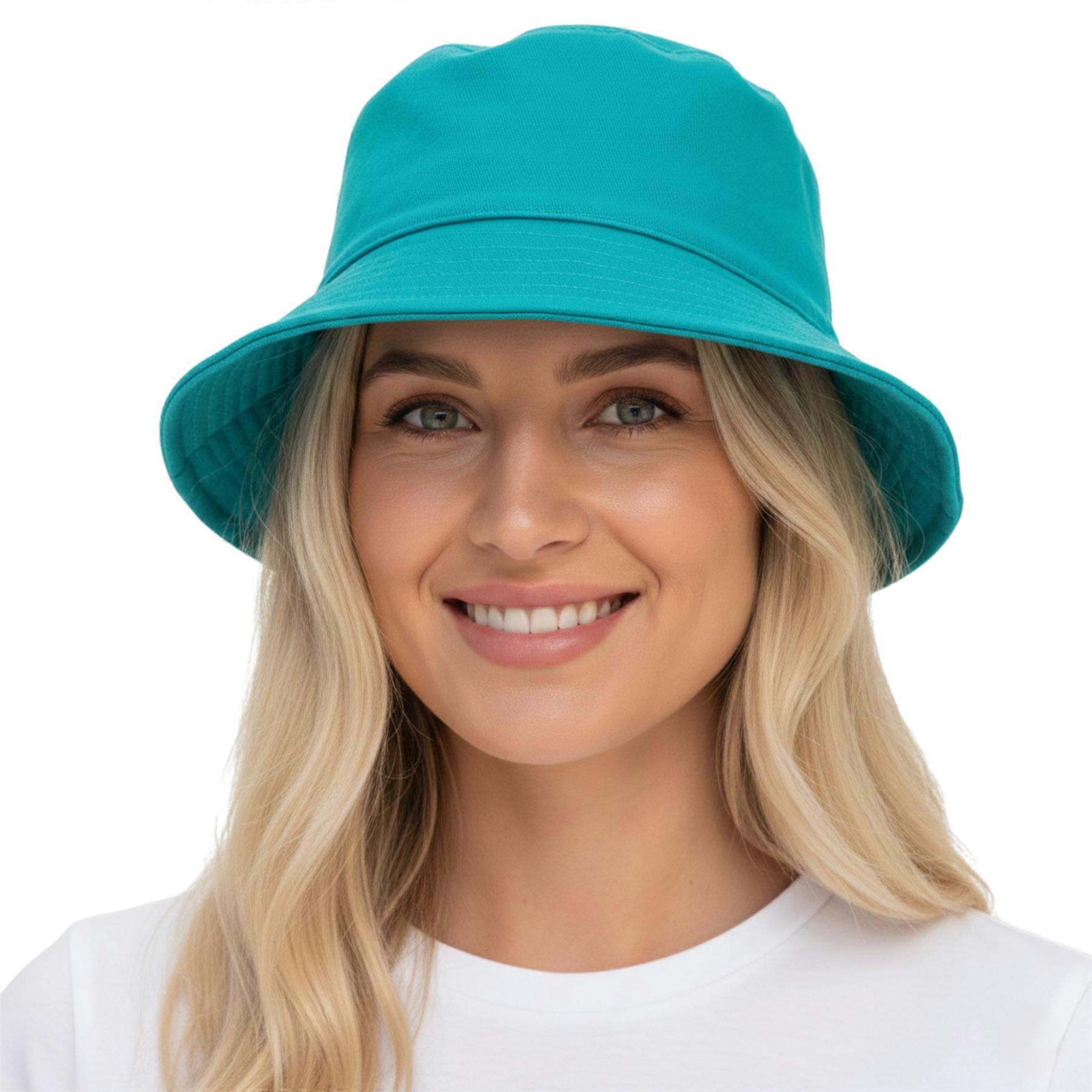 Womens Bucket Hat Summer Foldable Cotton Sun Hat UV Protection Hiking Camping