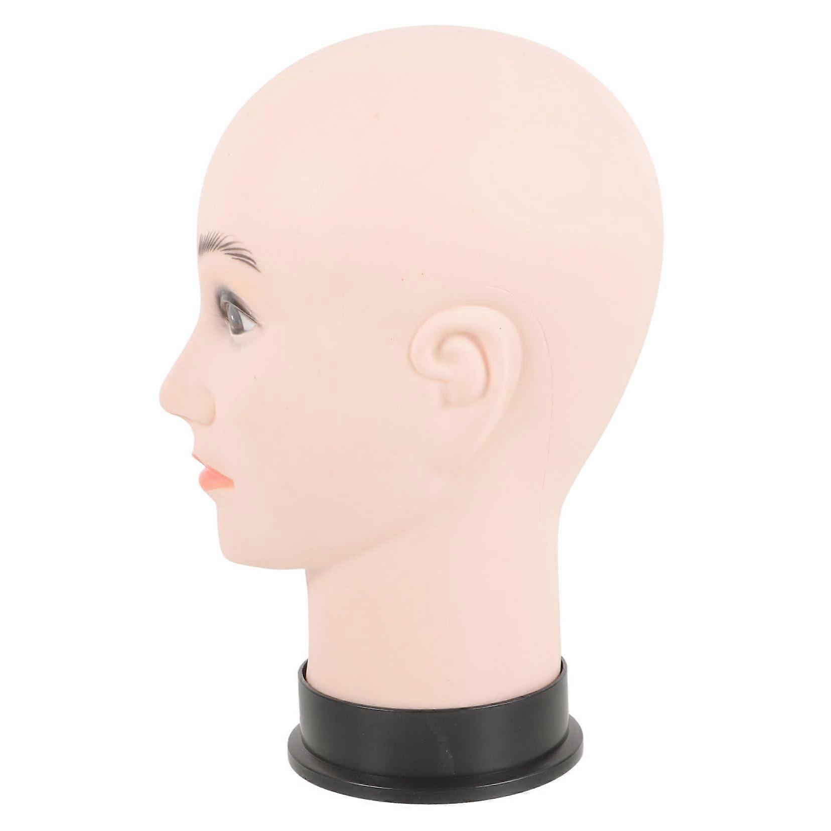 Lightweight Mannequin Head for Wig Display and Styling, Realistic Human Shape for Salon Use
