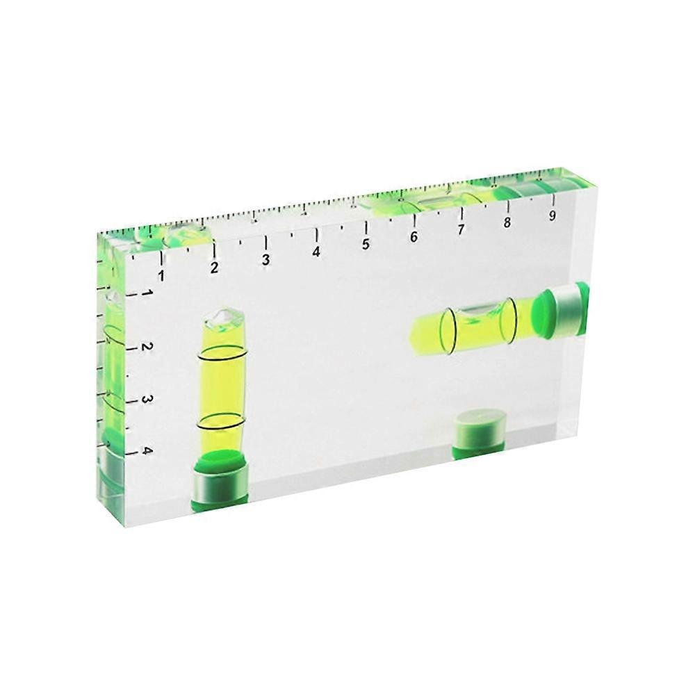 Bubble Level Transparent Scale High Precision Horizontal Vertical Bi-Directional Level Magnet Adhesion Level Measuring Instrumen
