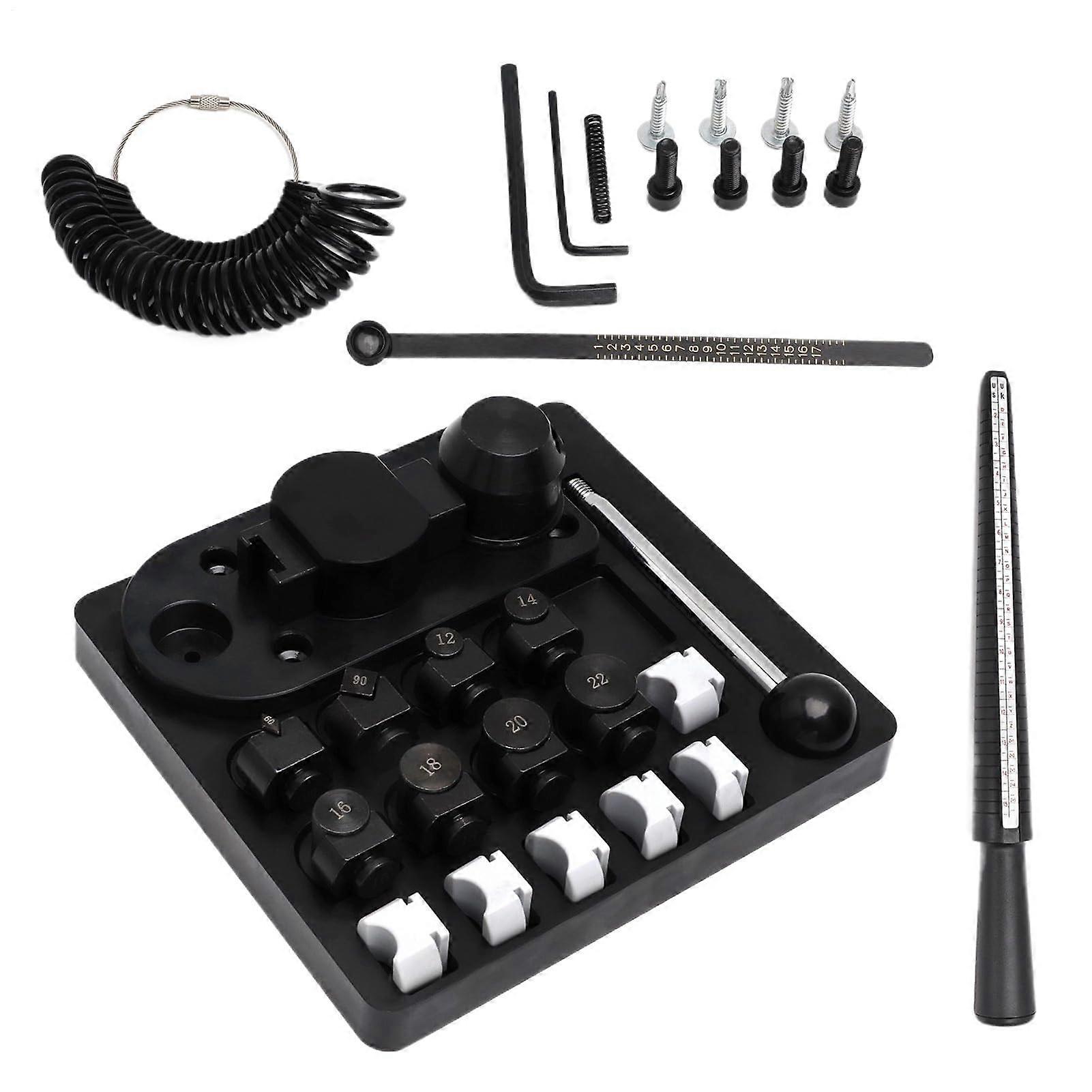 Ring Bending Tool for Jewelry Making with Ergonomic Grip, Adjustable Ring Bender for Silversmiths