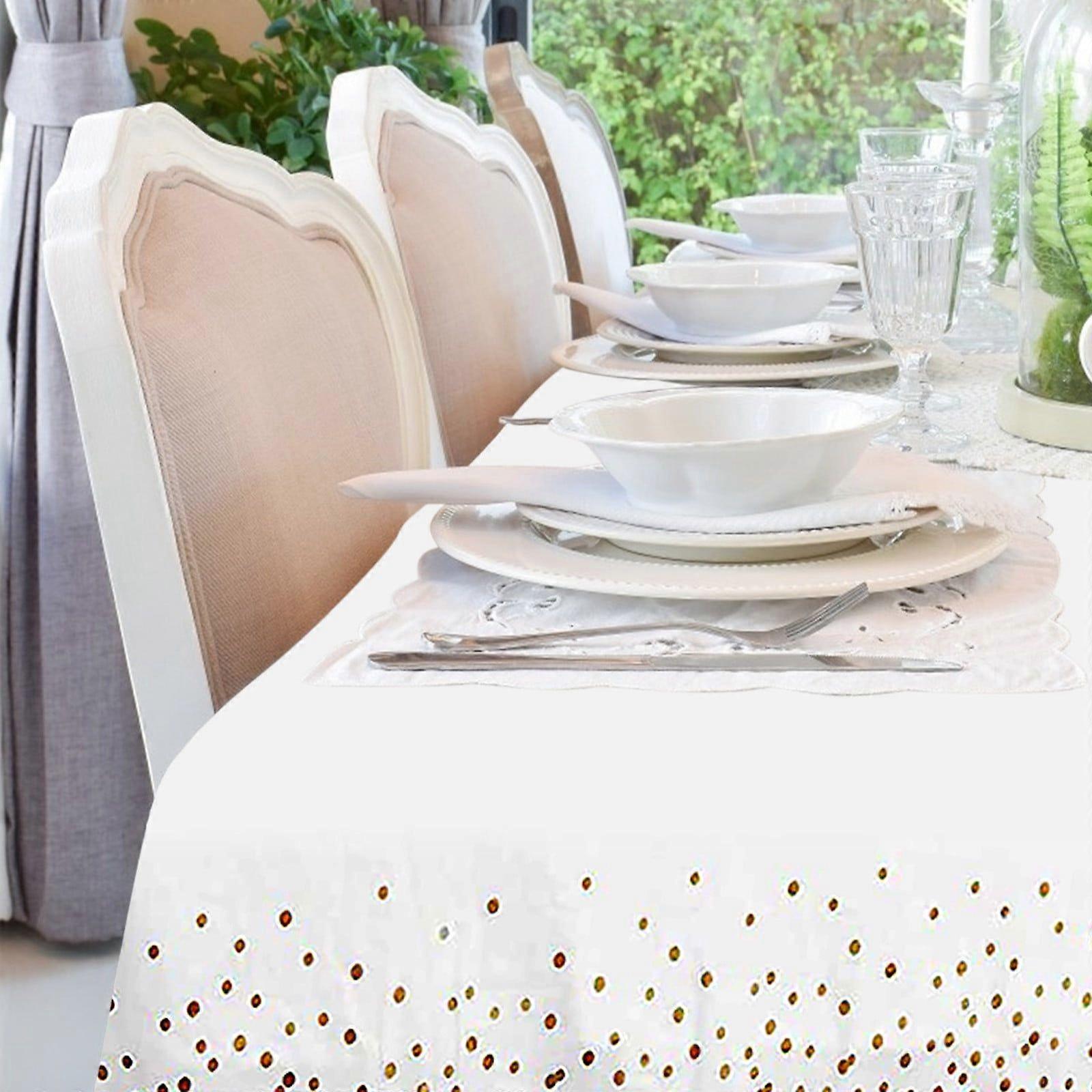 Waterproof Table Cloth Rectangle Table Clear Table Cover Protector,Wipeable Table Cover fo