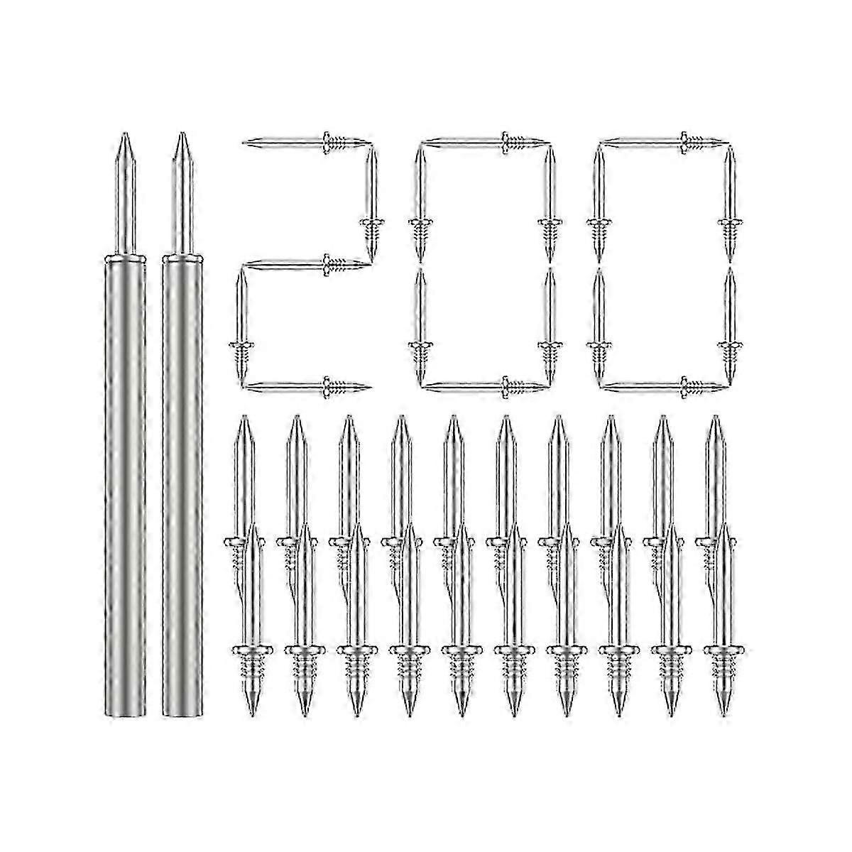 No trace skirting thread nails set - 200 pcs rust-proof seamless screws