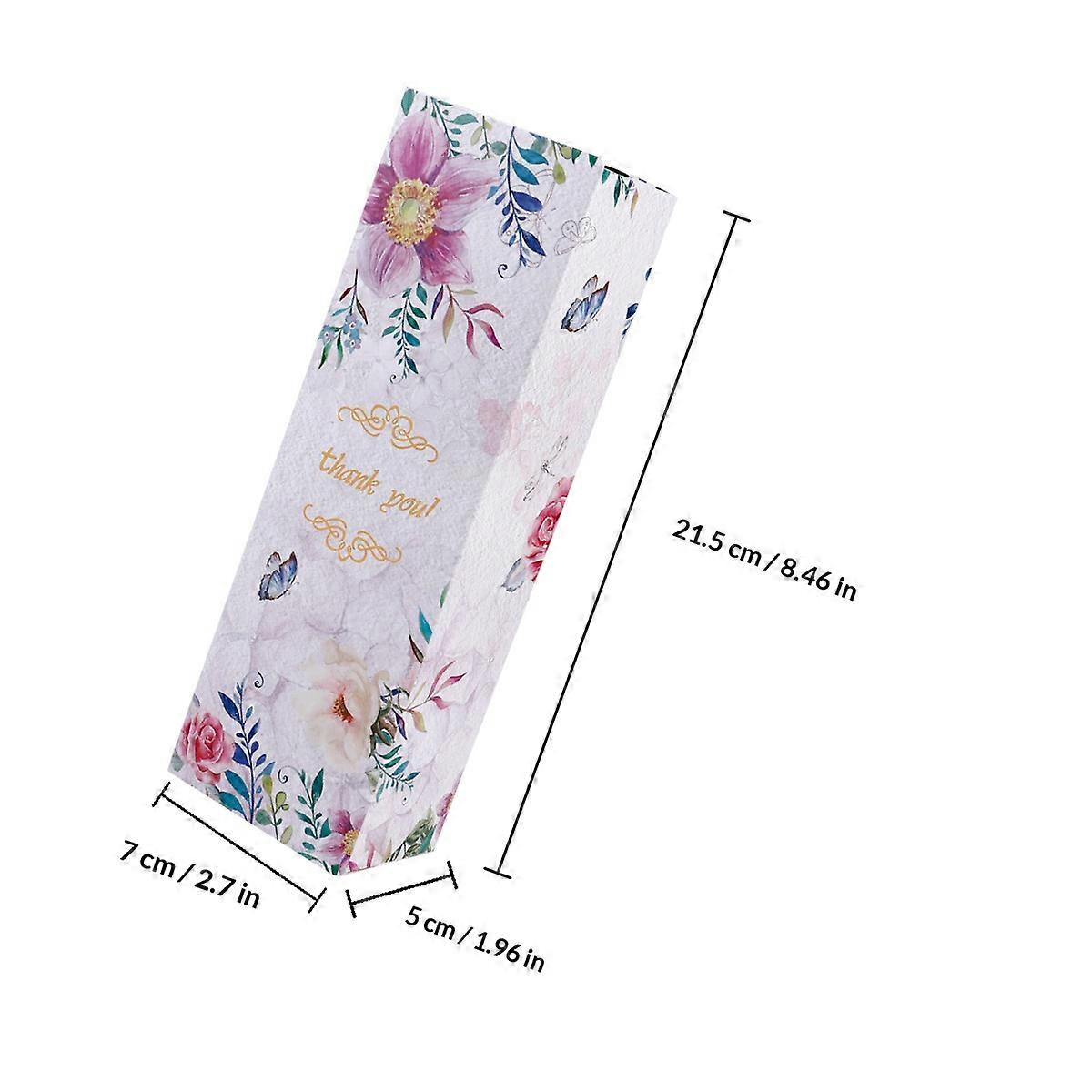 Floral Cookie Box Baking Packaging Box for Baking 20Pcs Storage Boxes