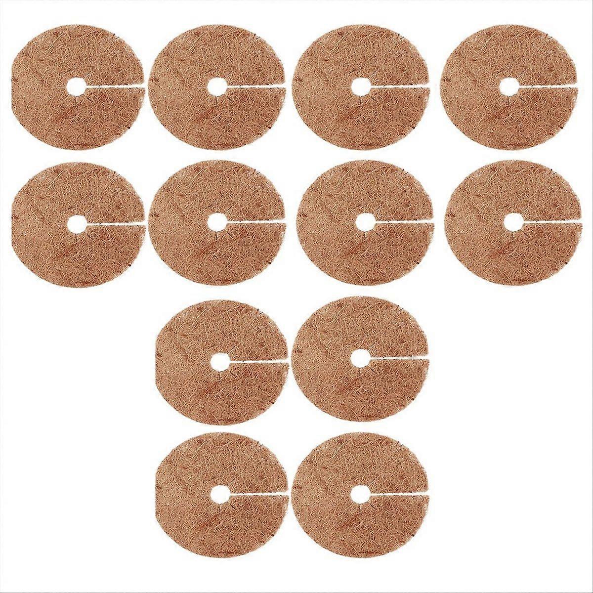 12 Pcs Coconut Fibers Mulch Ring Tree Protector Mat