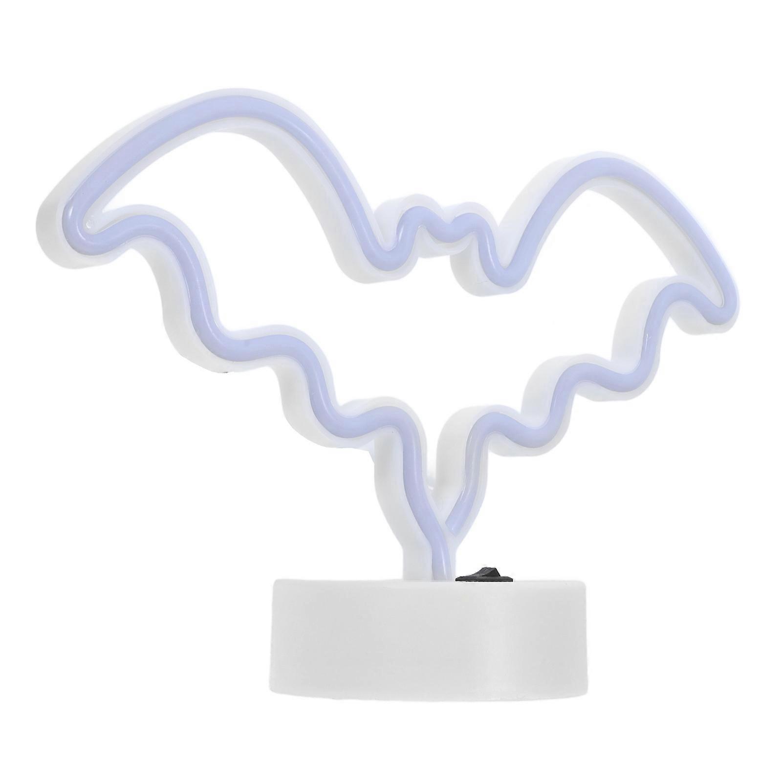 Bat Shaped Lamp Night Light Hollow Design Switch Control 1Pcs Light