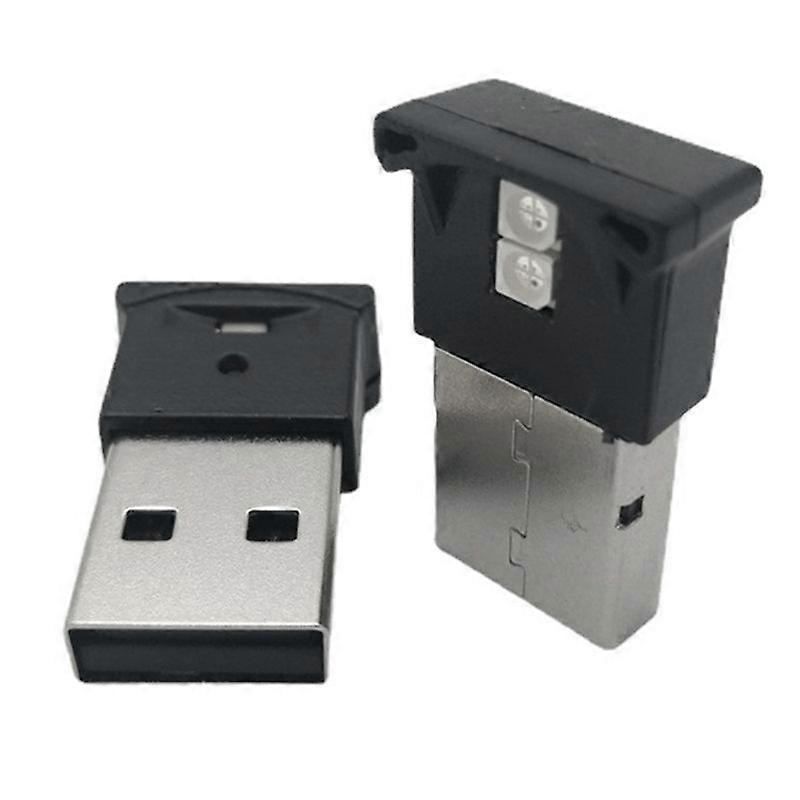2Pcs Universal Mini USB LED Car Light Auto Interior Atmosphere Light
