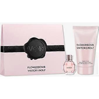 Viktor & Rolf Flowerbomb Gift Set - EDP 7ml + Body Lotion 50ml
