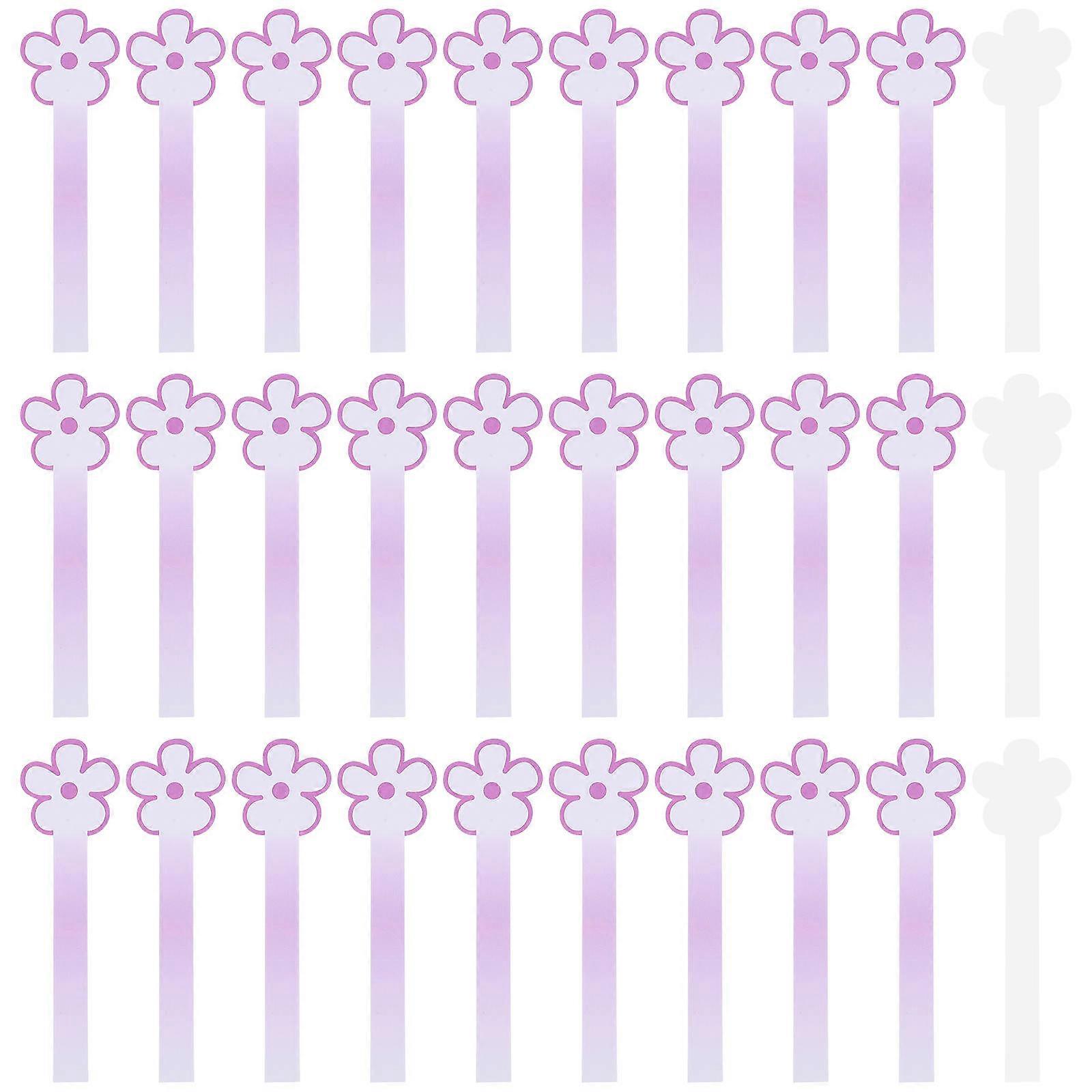 Scent Test Strips Disposable Flower Shape Aromatherapy Test Strips 800Pcs Purple