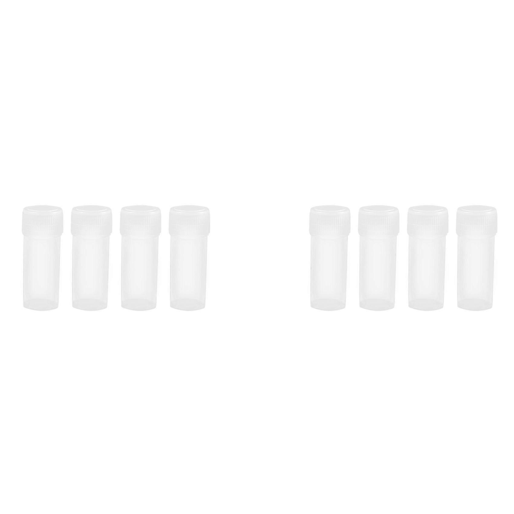 1000 Pcs 5Ml Plastic Sample Bottles Potable Mini Clear Storage Case Vial Storage Container