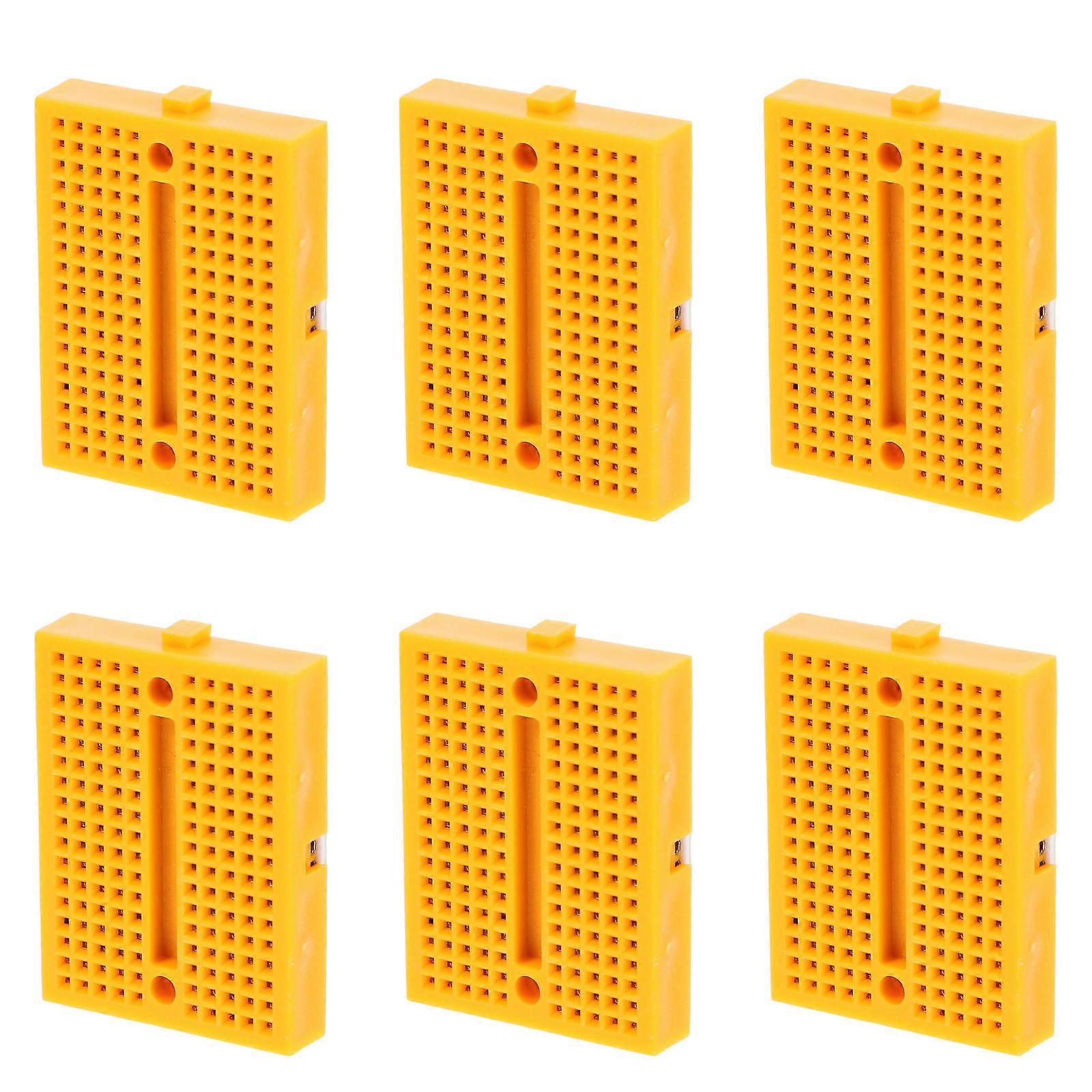 Experiment Breadboard Small Breadboard Circuit Connecting 6Pcs for Electronics