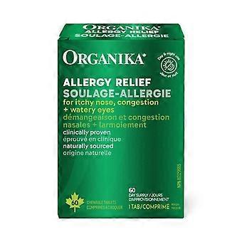 Organika Allergy Relief, 60 Chewable Tablets