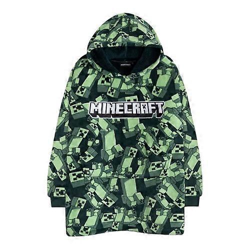 Minecraft Boys Creeper Blanket Hoodie