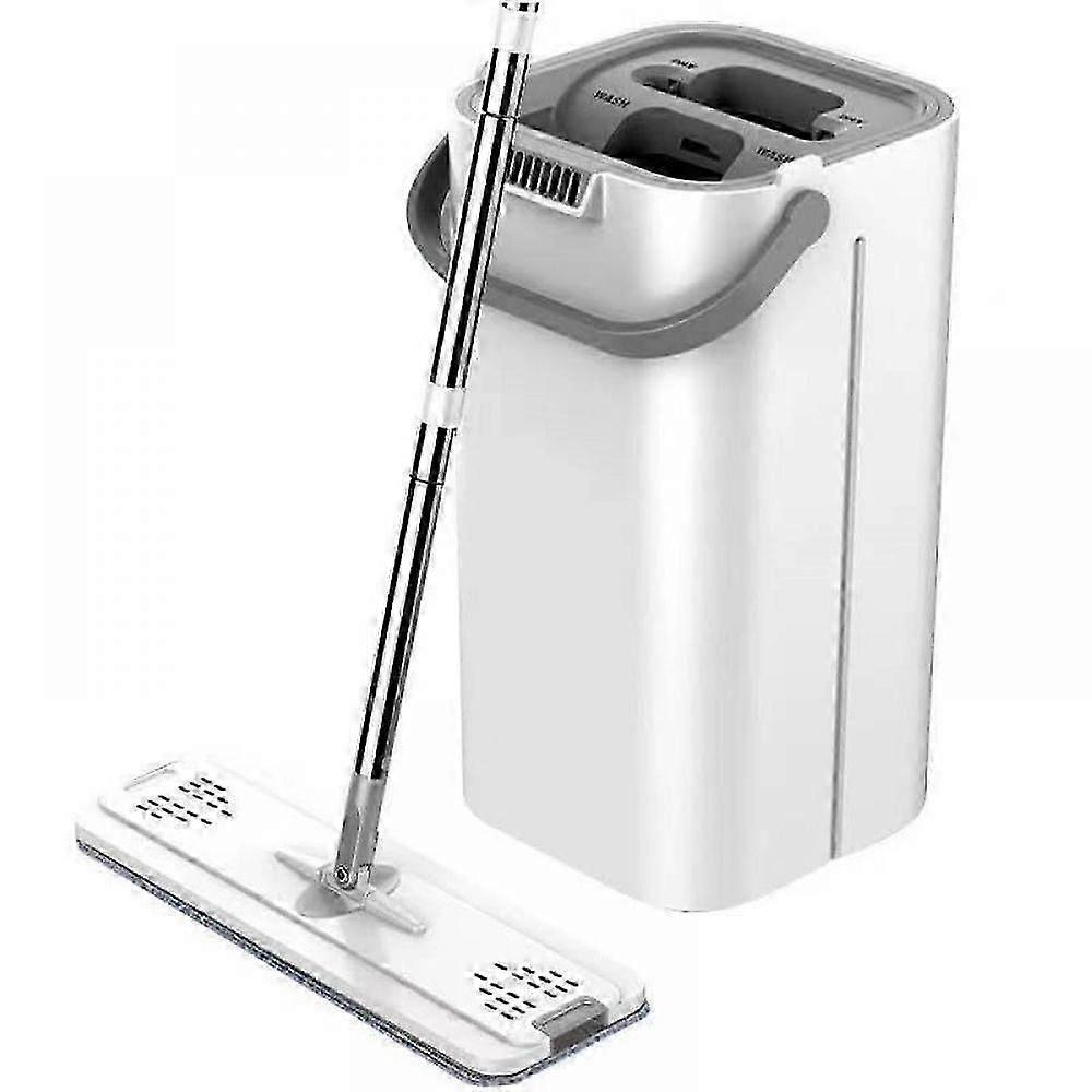 Mop Set with Bucket, 6 Mop Pads