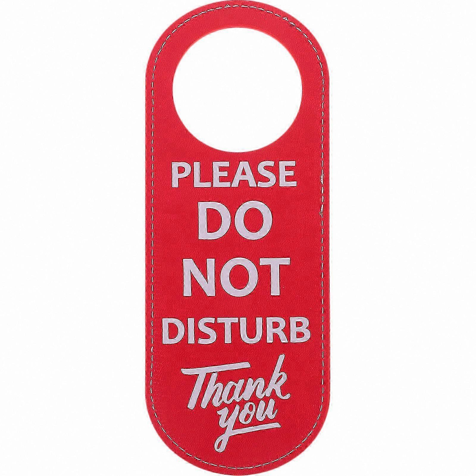 Double Sided Do Not Disturb Door Hanger for Hotels