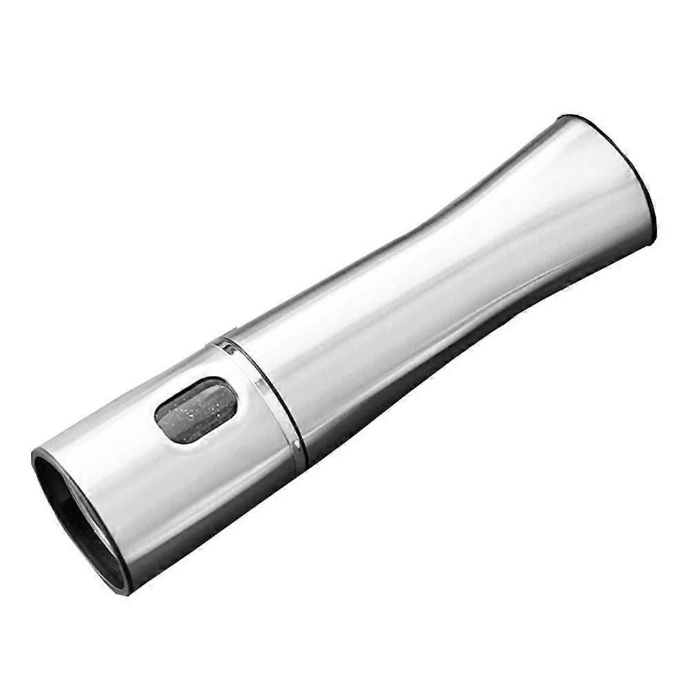 Silver Electric Pepper Mill Tool for Kitchen Use 1Pcs Automatic Pepper Grinder