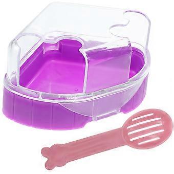 Hamster-Badekäfig für Haustiere, 1 Stück, Doppeltür, Kunststoff
