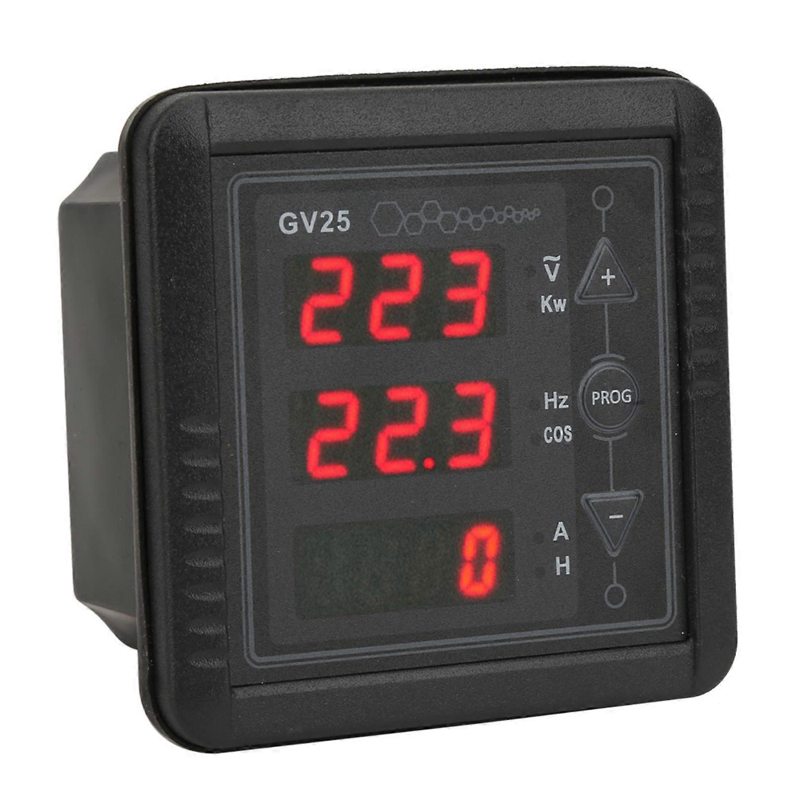 GV25 MK2 Generator Digital Meter Voltage Current Frequency Tester Panel 110/220V System