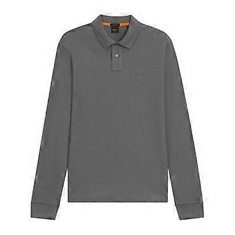 Boss Mens Passerby Slim Long-Sleeved Polo Shirt