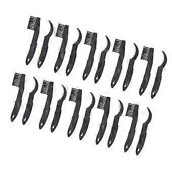10pcs Professional Bicycles Chain Cleaner Brush Ergonomic Handle for Easyly Grip and Thorough Cleaning  Orange