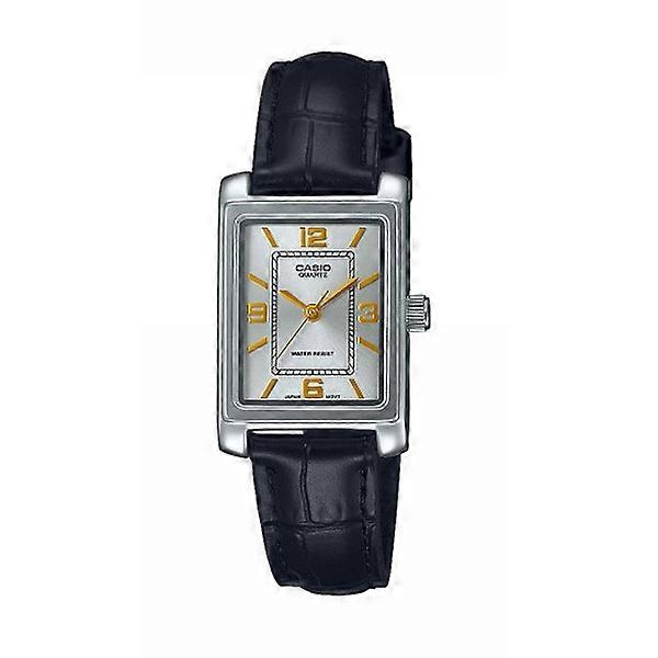 CASIO COLLECTION TANK, LEATHER - ARGENTEE