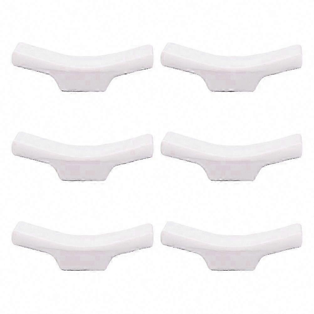 6Pcs Creative Ceramic Chopstick Rests for Decorative Tableware